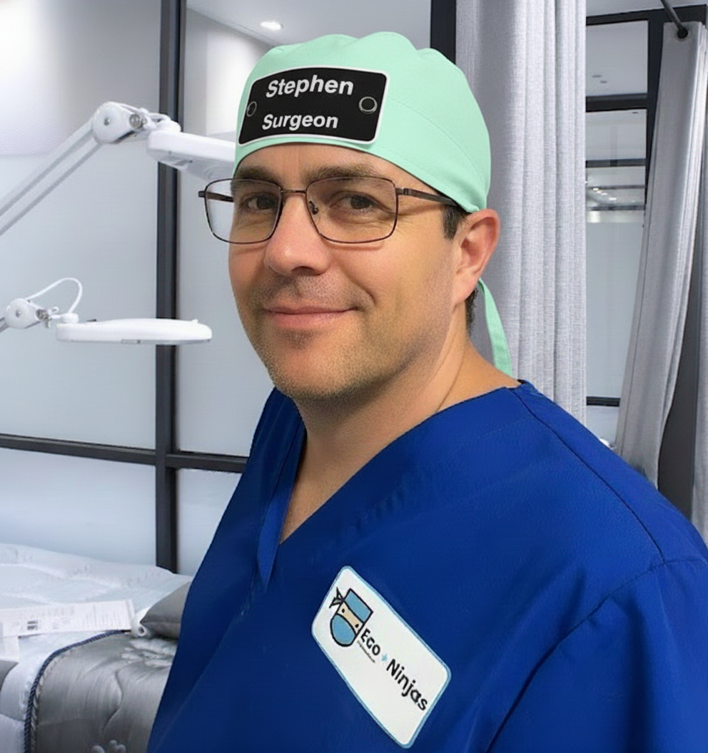 Eco Ninjas Bandana Theatre Badge Hat in Mint Green