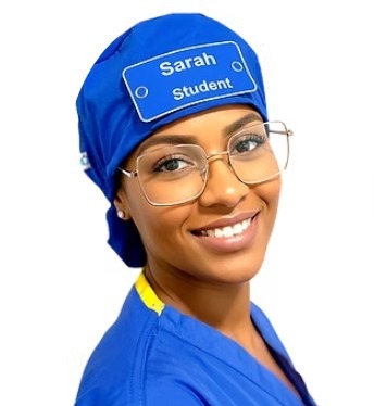 Sarah, Student wearing Eco Ninjas Hammock Badge Hat